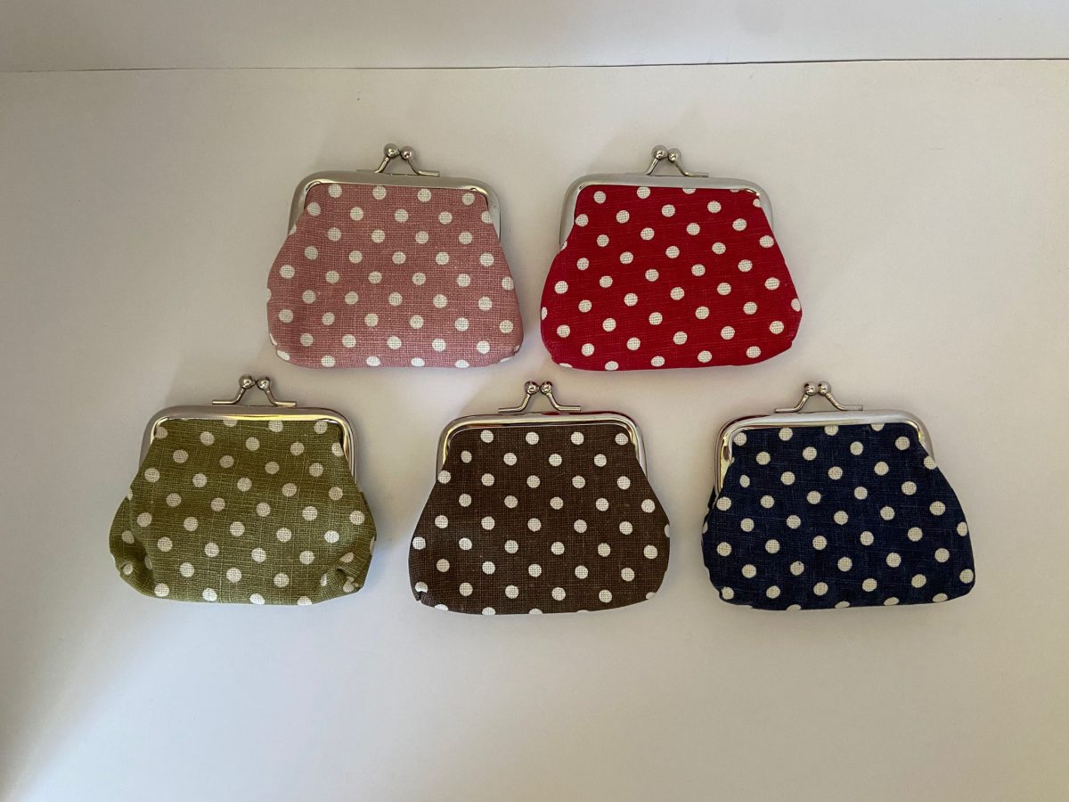 Mini Purse Polka Dot Pattern