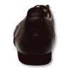 7817B - Gentlemen's Black Leather Flat Smooth Rubber Sole Dance Shoes with Memory Foam - Image 3