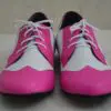 PW - Gatsby Rock'n'Roll Ladies Laces Shoes - Resin Sole Pink / White - Image 4