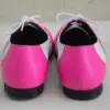 PW - Gatsby Rock'n'Roll Ladies Laces Shoes - Resin Sole Pink / White - Image 3