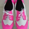 PW - Gatsby Rock'n'Roll Ladies Laces Shoes - Resin Sole Pink / White