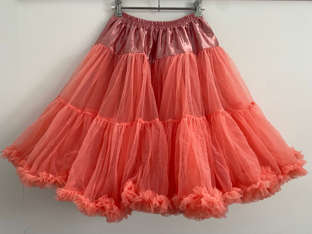 Soft N Fluffy Nylon Petticoat - Peach 55cm