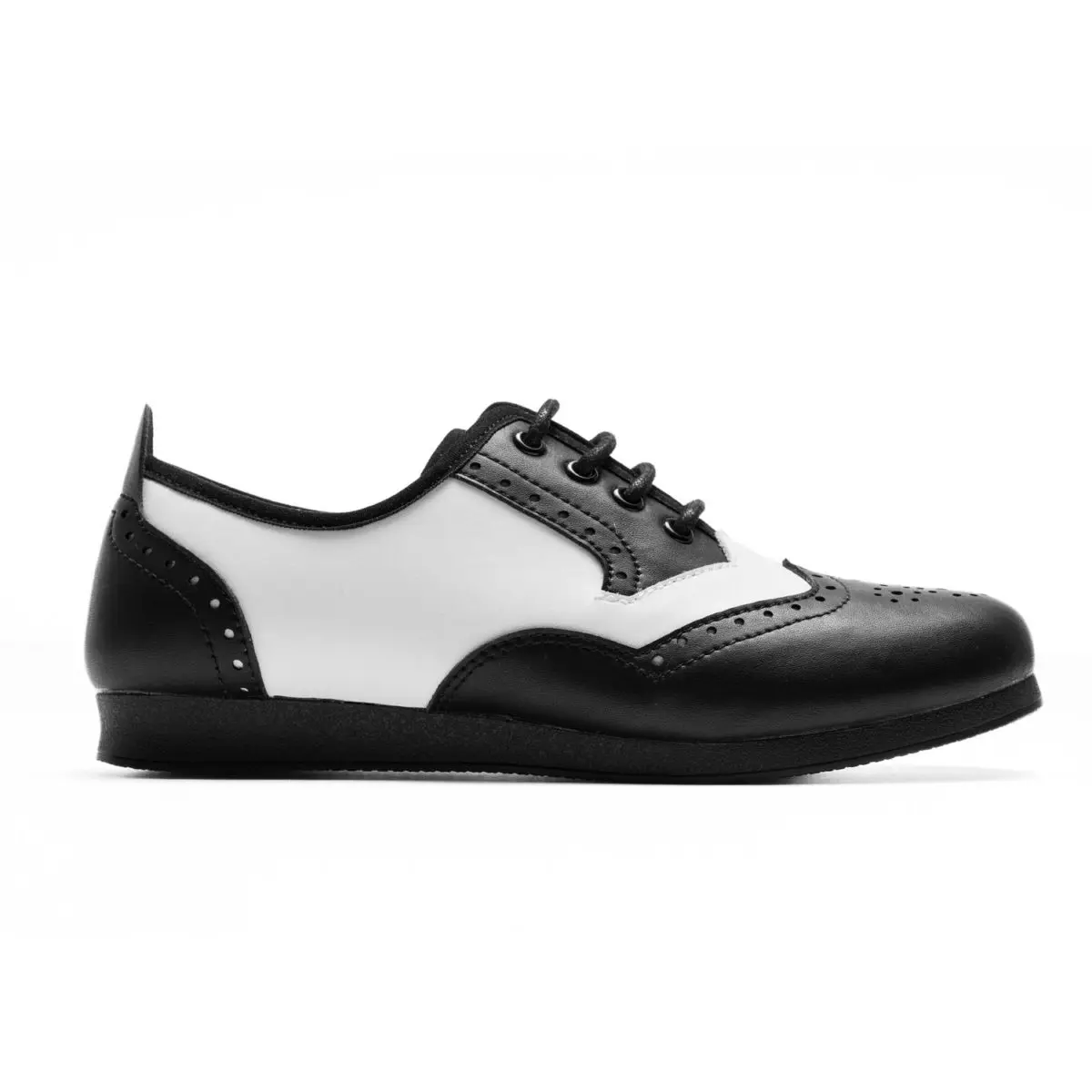 Sammy Boogie Woogie Dance Shoes - Unisex - Black and White - Image 4