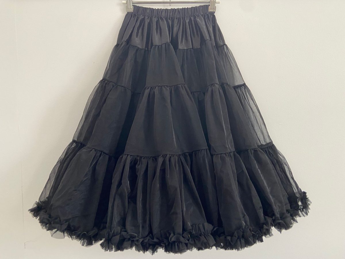 So Soft Nylon Petticoat - Black 65cm