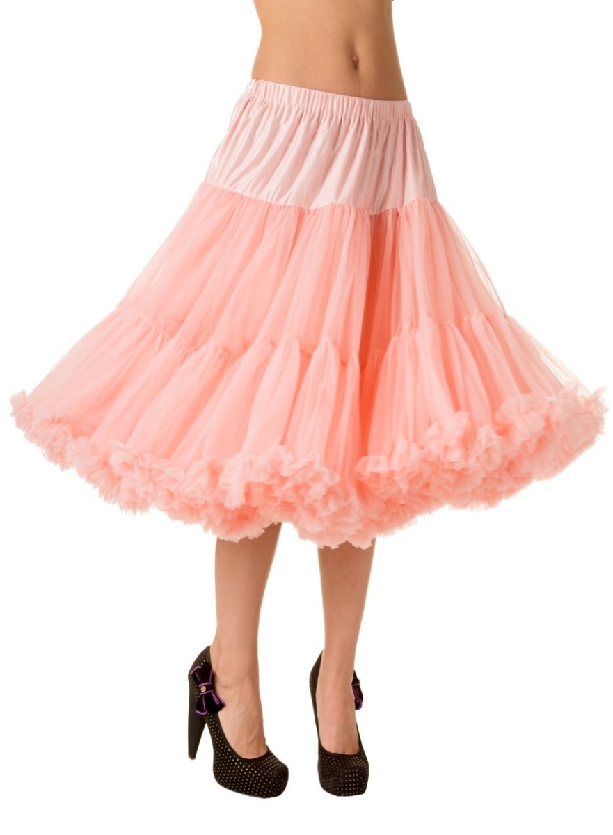 Double Layer Fluffy Petticoat - Pink