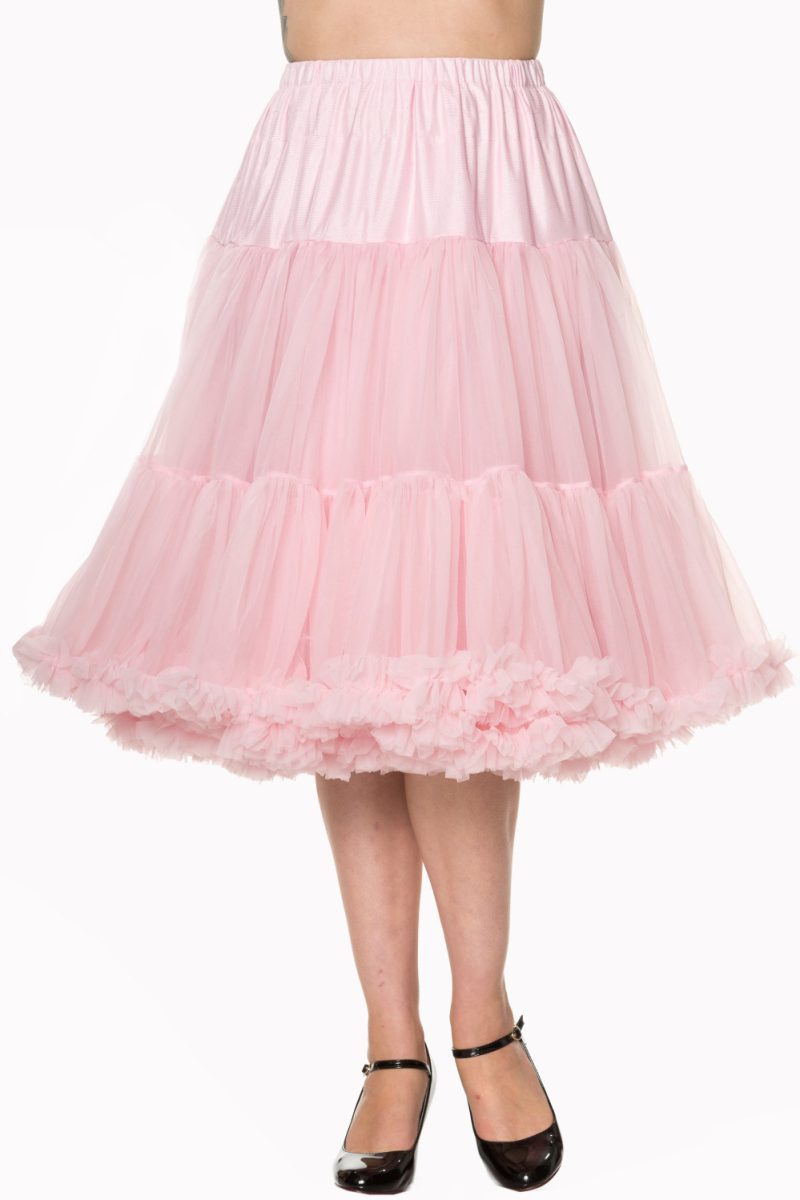 Double Layer Fluffy Petticoat - Light Pink