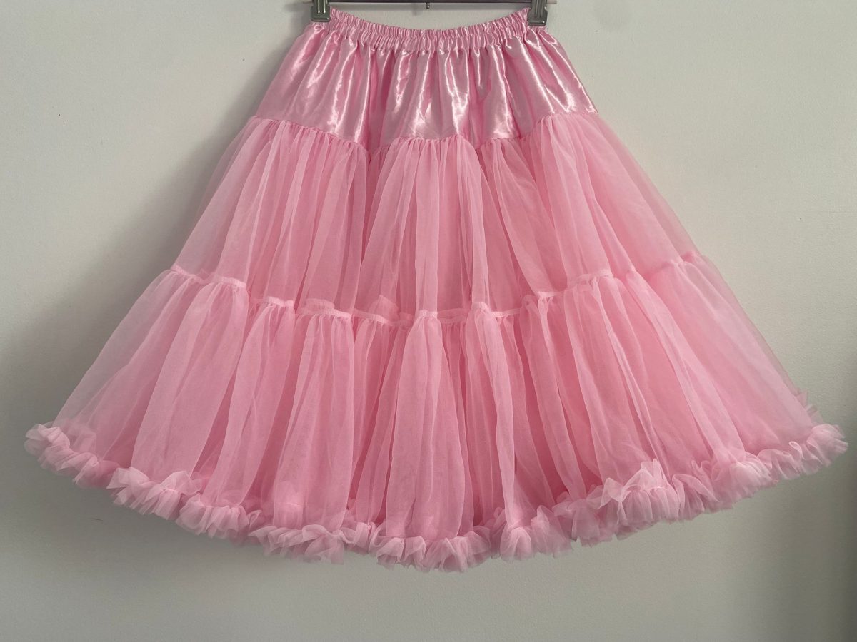 Dusky Pink 55cm - Soft N Fluffy Nylon Petticoat