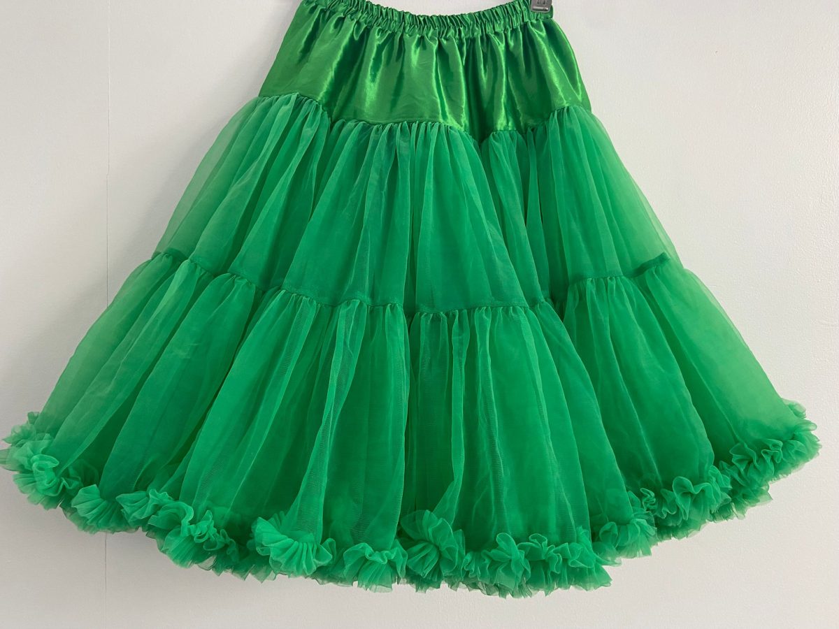 Kelly Green 55cm - Soft N Fluffy Nylon Petticoat