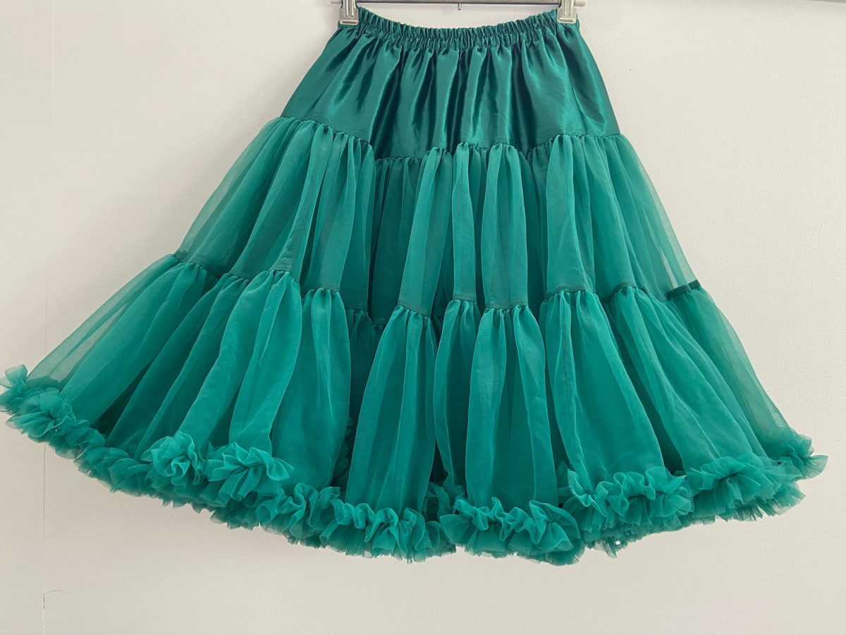 Soft N Fluffy Nylon Petticoat - Emerald 55cm