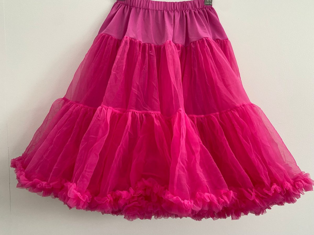 Soft N Fluffy Nylon Petticoat - Hot Pink 55cm