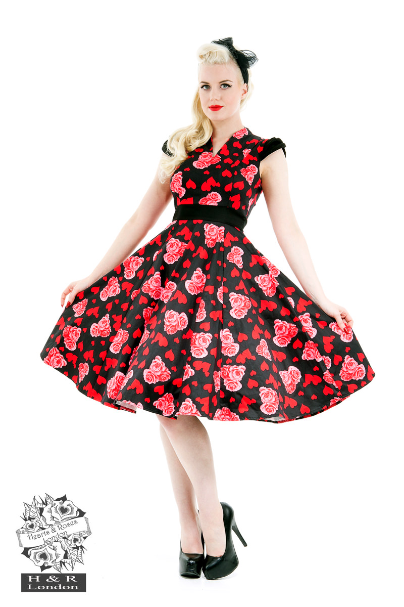 Hearts & Roses Day Dress