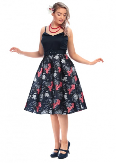 Collectif Betty Tropical Floral Swing Dress