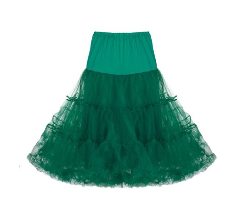 Lindy Bop - Double Layer Net Petticoat - Pine