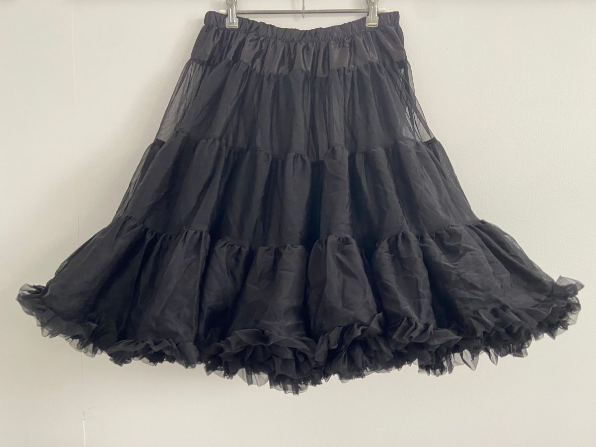 Soft n Fully Triple Petticoat - Black 60cm