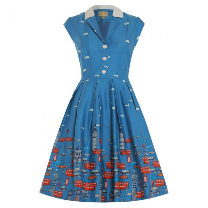 Lindy Bop Gilda London Traffic Jam Dress