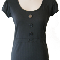 Magnolia Bow Top Black