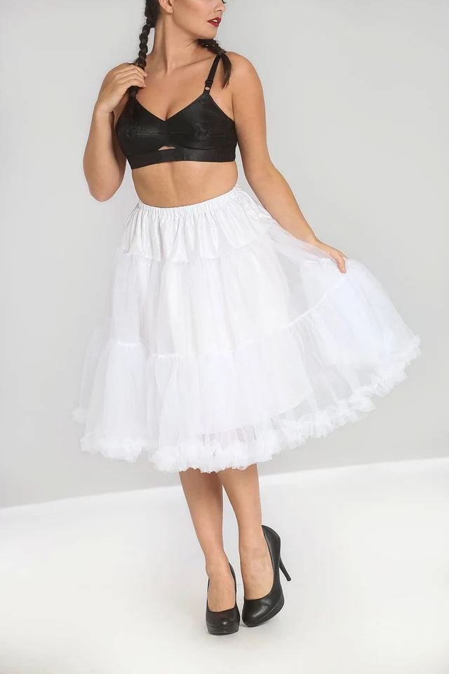 Hell Bunny - Petticoat - White